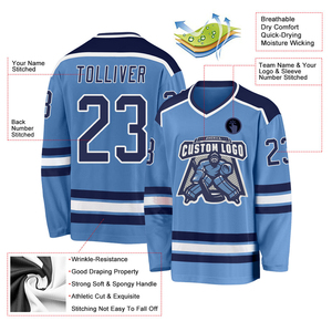 Dernier design Maillot de hockey sur glace Maillot de hockey sur glace grande taille Fabricant pakistanais Maillot de hockey sur glace Personnalisation respirante - Product Image 4