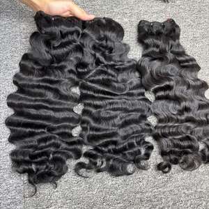 Meilleure qualité de cheveux Deep Wave dans la trame, 100% cheveux humains, cheveux bruts cambodgiens un donneur - Product Image 2