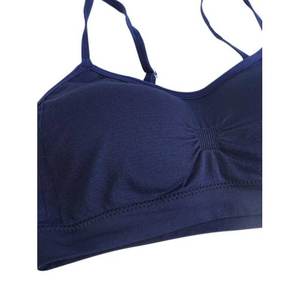 Soutien-gorge de sport pour femme de haute qualité, simple, à maintien élevé, avec coussinets amovibles, respirant, en Spandex/Polyester, pour la gym et le yoga, grandes tailles, fermeture avant - Product Image 3