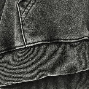 Custom High Quality Vintage Wash Oversized Hoodie <b>Men</b> Retro Streetwear Designer Clothing 3D Pattern Embroidered ODM Hoodies - Product Image 4