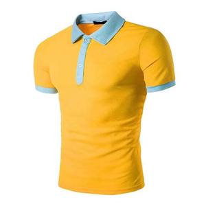 Polos en coton grande taille pour hommes, polos de couleur unie de haute qualité à manches courtes et de qualité supérieure pour l'été, à prix réduit - Product Image 1