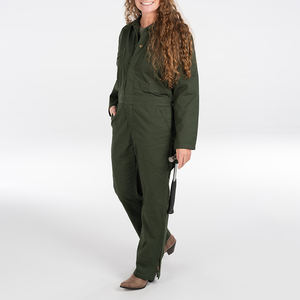 Overol de Trabajo de Manga Larga para Mujer de Alta Calidad, Resistente al Fuego, de Algodón, Transpirable, Ligero y con Función Antiestática - Product Image 1