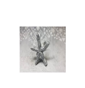 Anillo de aluminio antiguo con diseño de hoja para servilletas, decoración de mesa, aspecto atractivo, embalaje personalizado, precio de fábrica - Product Image 3