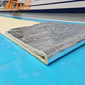 ISOKING <span class=keywords><strong>Rouleau</strong></span> <span class=keywords><strong>de</strong></span> <span class=keywords><strong>laine</strong></span> <span class=keywords><strong>de</strong></span> fibre <span class=keywords><strong>de</strong></span> <span class=keywords><strong>verre</strong></span> prédécoupé 12k 50mm 10m <span class=keywords><strong>de</strong></span> longueur Couverture en <span class=keywords><strong>laine</strong></span> <span class=keywords><strong>de</strong></span> <span class=keywords><strong>verre</strong></span> avec revêtement en feuille d'aluminium ISOKING - Product Image 4