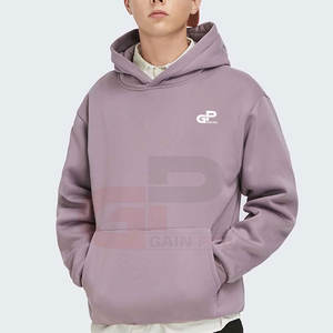 Sweats à capuche de haute qualité 100% coton polyester Sweats à capuche surdimensionnés pour hommes Faible MOQ Sweats à capuche surdimensionnés tendance - Product Image 1