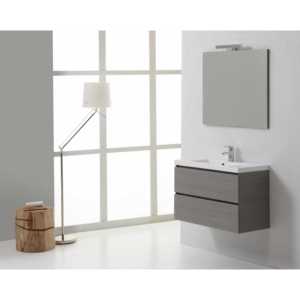 80 cm Suspended Bathroom <b>Wall</b> Cabinet with Miami Drawers Elegant Vanity <b>Mirror</b> Design - Product Image 2