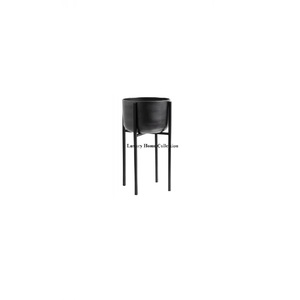 Pots de fleurs et jardinières fabriqués à la main en métal plaqué couleur or avec support Présentoir et support de fleurs artificielles et originales - Product Image 4