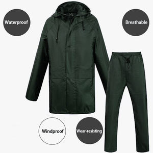 Chaqueta y Pantalones Impermeables de Maternidad con Capucha y Logotipo Personalizado, Talla Grande, Suministro Profesional de Fábrica - Product Image 3