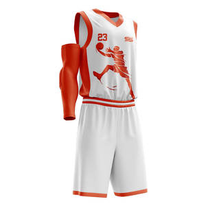 2025 Top Quality Custom Made Latest Design 100% Polyester Full <b>Dye</b> Sublimation Breathable Team Sets Basketball Uniforms - Product Image 1
