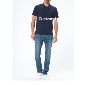 Wholesale Promotional Polo <b>Shirt</b> <b>Men</b> Custom Logo Slim Fit Sport Plus Size Silk/Cotton Breathable Eco-Friendly Quick Dry High - Product Image 2