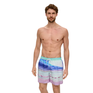 Bermudas de qualité supérieure, style urbain, texture tissée, lacets, cordon de serrage, toile écologique, séchage rapide, respirant, uni - Product Image 1