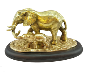 Unique Look Hippo Statue Solid Brass Antique Decorative Figurine Home Decor Animal Statue Polished Finishing Antique Artware - Product Image 3