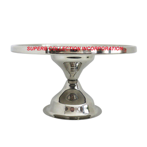 แท่นวางเค้กโลหะเงินแฮนด์เมดขายดีที่สุดและคุณภาพสูงสำหรับตกแต่งงานแต่งงานโต๊ะการออกแบบและสีที่กำหนดเอง - Product Image 1