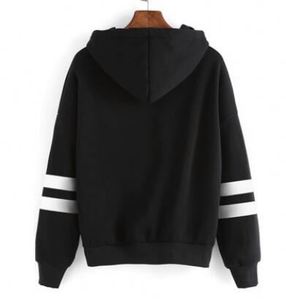 2024 automne nouvelle mode femmes à manches longues sweat à capuche broderie fleur pull Streetwear dos tricoté hiver sweats à capuche - Product Image 5