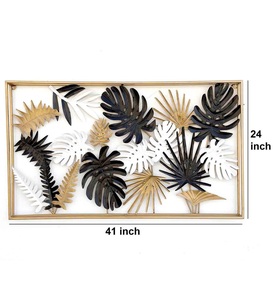 Art décoratif mural en métal minimaliste pour la maison chambre à coucher et le salon hôtels décoration murale peintures d'art mural en métal suspendues - Product Image 5
