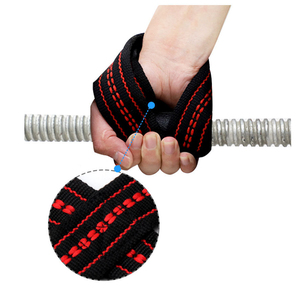 Misha Sports Figura de algodón personalizada de 8 correas de levantamiento de pesas-Diseño antideslizante portátil sin estiramiento de alta calidad - Product Image 2