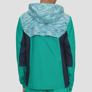 Survêtement surdimensionné Streetwear Ensemble de jogging en nylon Survêtement réfléchissant Veste coupe-vent Survêtement pour hommes Couleur contrastée - Product Image 5