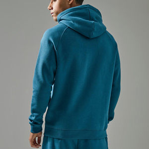 Sudadera con Capucha de Felpa Gruesa de Invierno 100% Algodón, Fabricante OEM Personalizado, Parche Bordado con Logotipo Personalizado, Corte Holgado - Product Image 3