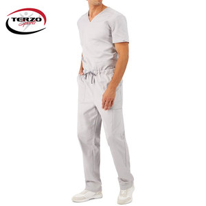 ชุดยูนิเซ็กซ์ผ้าแคนวาสสำหรับพยาบาลแบบขายส่งสั่งทำได้ พร้อมคุณสมบัติแห้งเร็วและระบายอากาศดี กางเกงจ็อกเกอร์พิมพ์ลายสำหรับผู้ชาย - Product Image 2