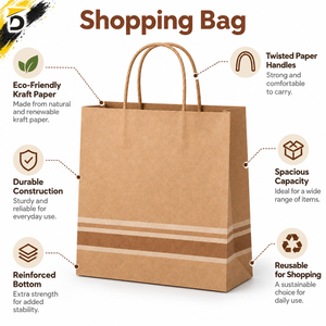Sacs de shopping haut de gamme : construction durable, transport pratique et présentation attrayante pour sacs de sport et promotion - Product Image 6