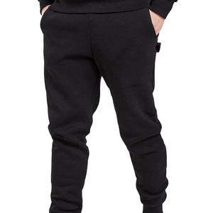 Vente chaude nouvelle mode poids lourd 100% coton polaire plaine hommes personnalisé Gym Jogger deux pièces Style décontracté survêtement - Product Image 3