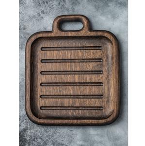 Plato de Servir de Madera Artesanal, Estilo Rústico de Granja, Tradicional y para Fiestas - Product Image 4