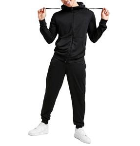 Collection Hiver Survêtements Noirs pour Unisez Service OEM avec Bon Prix Survêtements en Coton pour Hommes avec Design Personnalisé 2026 - Product Image 2