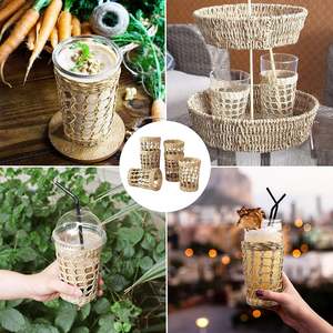 Paniers de rangement en jonc de mer fabriqués au Vietnam, porte-gobelet et pichet empêchent le glissement et la chaleur à vendre-Caryln - Product Image 5