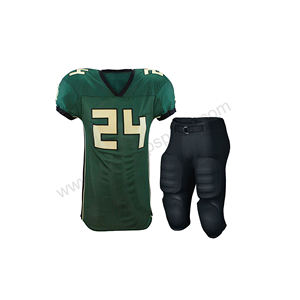 Uniformes et vêtements de football américain personnalisés, respirants, grande taille, manches courtes, séchage rapide, 100% polyester - Product Image 3