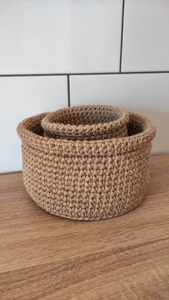 Cesta de Macramé Marrón para Almacenamiento Elegante en el Hogar, Organización del Baño y Decoración Boho Moderna, Venta al por Mayor desde India - Product Image 5