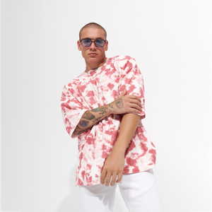 T-shirts personnalisés pour hommes, poids lourd, épaules tombantes, manches courtes, coton vierge de haute qualité, coupe surdimensionnée - Product Image 1