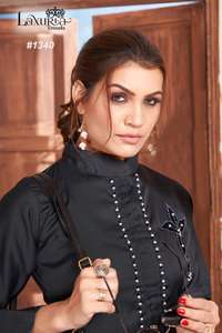 ชุดเดรสสไตล์ปากีสถาน ผ้าจอร์เจตต์กำมะหยี่เนื้อหนา ดีไซน์ล่าสุด พร้อมเชือกตกแต่ง สำหรับใส่ลำลอง แบบซารี ซัลวาร์ เลเฮนกา โชลี จาก FABZONE - Product Image 5