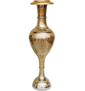 Florero de metal antiguo superventas para bodas y decoración del hogar, florero de lujo hecho en latón, florero moderno personalizado - Product Image 6