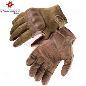 Guantes de cuero para hombre hechos a medida Premium Biker Flash Gear OEM/Venta al por mayor directa del fabricante para deportes - Product Image 6