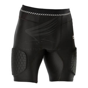 Pantalones Cortos Acolchados de Hockey sobre Hielo para Equipos, MOQ Bajo, Transpirables, 100% Poliéster, para Adultos - Product Image 1