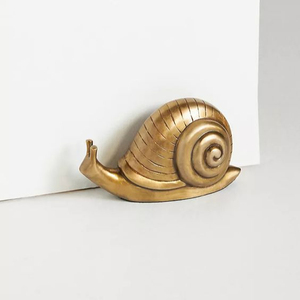 Adornos Metálicos de Aluminio con Diseño Italiano en Forma de Caracol, Acabado Dorado, Ecológicos, Ligeros, para Escritorio, Manualidades, de Calidad - Product Image 1