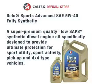 CALTEX Delo Sports FS Advance 5W-40 CK-4 7L (6L + 1L) Huile diesel entièrement synthétique pour camions, SUV et modèles tout-terrain - Product Image 4