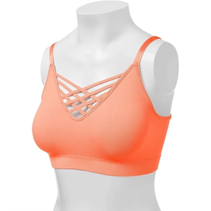 Sujetador Deportivo Elegante para Mujer con Tirantes Delanteros, Tela Ultra Suave, Soporte Ligero para Gimnasio y Uso Diario - Product Image 2