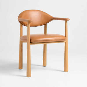 Modern Design Dining <b>Chair</b> PU Leather <b>Wood</b> <b>Chair</b> for Home <b>Office</b> Hotel and Apartment Simple Cafe <b>Chair</b> for Restaurant Use - Product Image 1