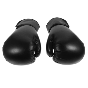 ถุงมือชกมวยหนังวัวสีทองผูกเชือกถุงมือฝึกชกมวยสำหรับผู้ใหญ่ - Product Image 2