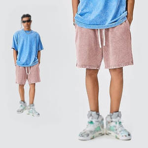 Pantalones cortos de lavado ácido hechos de algodón 100%, servicio OEM más vendido, pantalones cortos de lavado ácido, precio al por mayor, pantalones cortos para hombres - Product Image 3