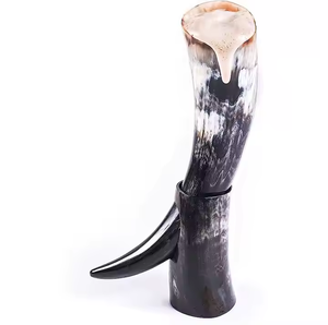 Wholesale Viking Drinking Horn Polished <b>Cheap</b> Price Drinking Viking Drinking Horn Agate Genuine Best Quality Hand Carved Horn - Product Image 5