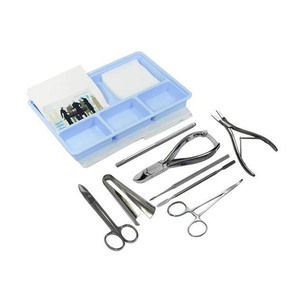 Zadek Procedure Pack kit Eliminación de uñas de los pies Kit de cirugía menor Instrumentos de Cirugía de uñas de los pies Juego de Podología básica encarnada de Vaslcare - Product Image 1