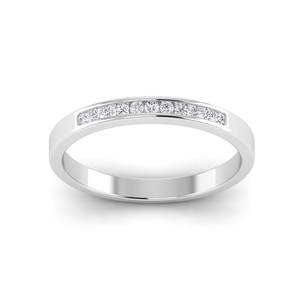 Anillo de Compromiso con Engaste de Bisel Moderno, Chapado en Oro de 14K/18K sobre Plata de Ley, Diamante Cultivado en Laboratorio Certificado por IGI, Regalo de Boda - Product Image 3