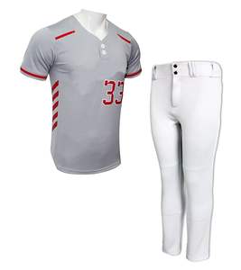 Maillot de baseball personnalisé à livraison rapide, vêtements de sport unisexe, séchage rapide, antibactérien, respirant - Product Image 3