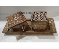 Offre Spéciale Aïd Ramadan : Ensemble Brûleur d'Encens Ovale en Laiton Style Arabe avec Rotin Tressé pour Décoration Intérieure – Lavande, Bois de Santal, Coriandre