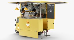 Equipo Agrícola Móvil Piaggio Ape para Café y Alimentos, con Superficie Galvanizada y 3 Años de Garantía - Product Image 4