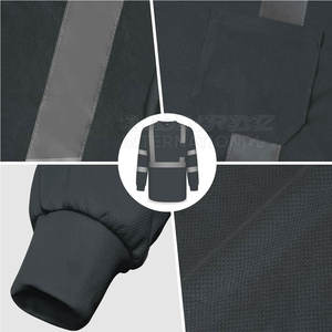 Camiseta de seguridad de manga larga personalizada Hi Vis para construcción y uso industrial Camiseta DE SEGURIDAD reflectante de manga larga transpirable - Product Image 6