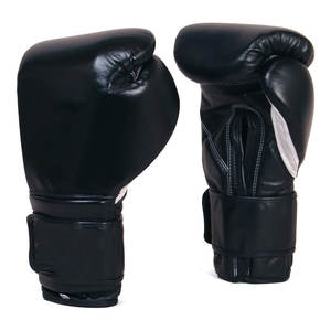 Gants de boxe MMA en cuir PVC de haute qualité à bas prix OEM 2025, vêtements d'entraînement de boxe, gants de boxe à velcro, meilleure qualité - Product Image 2