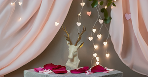 Hecho a mano Art Deco resina polivinílica Reno estatua Animal salvaje Navidad decoración del hogar para sala de estar u oficina estatuilla de ciervo - Product Image 6